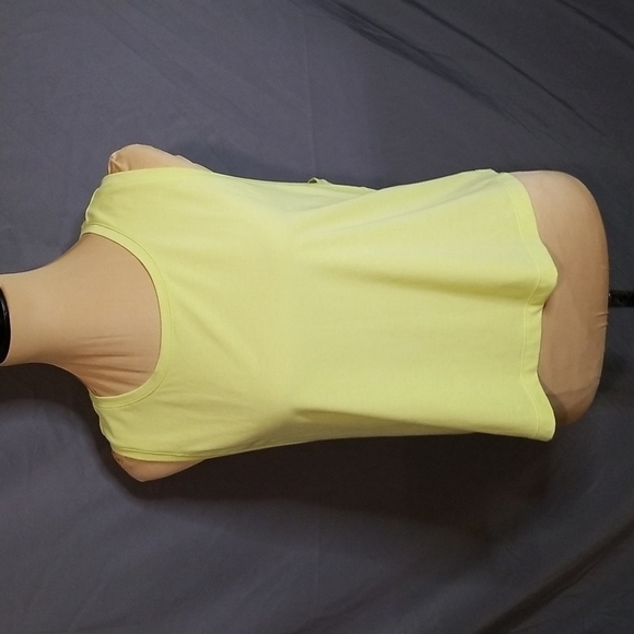 Zella Workout lime green/flourescent Racerback oversized Top Size Xlarge EUC 🎯 - Picture 3 of 11